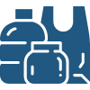 Graphical representation used to show Plastics & Polymers cobots