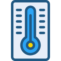 Precise temperature control graphical illustration